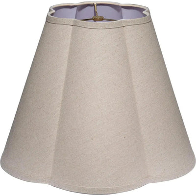 Scalloped Generous Styled Lamp Shade - LOOMLAN - Jamie Young - Table Lamps