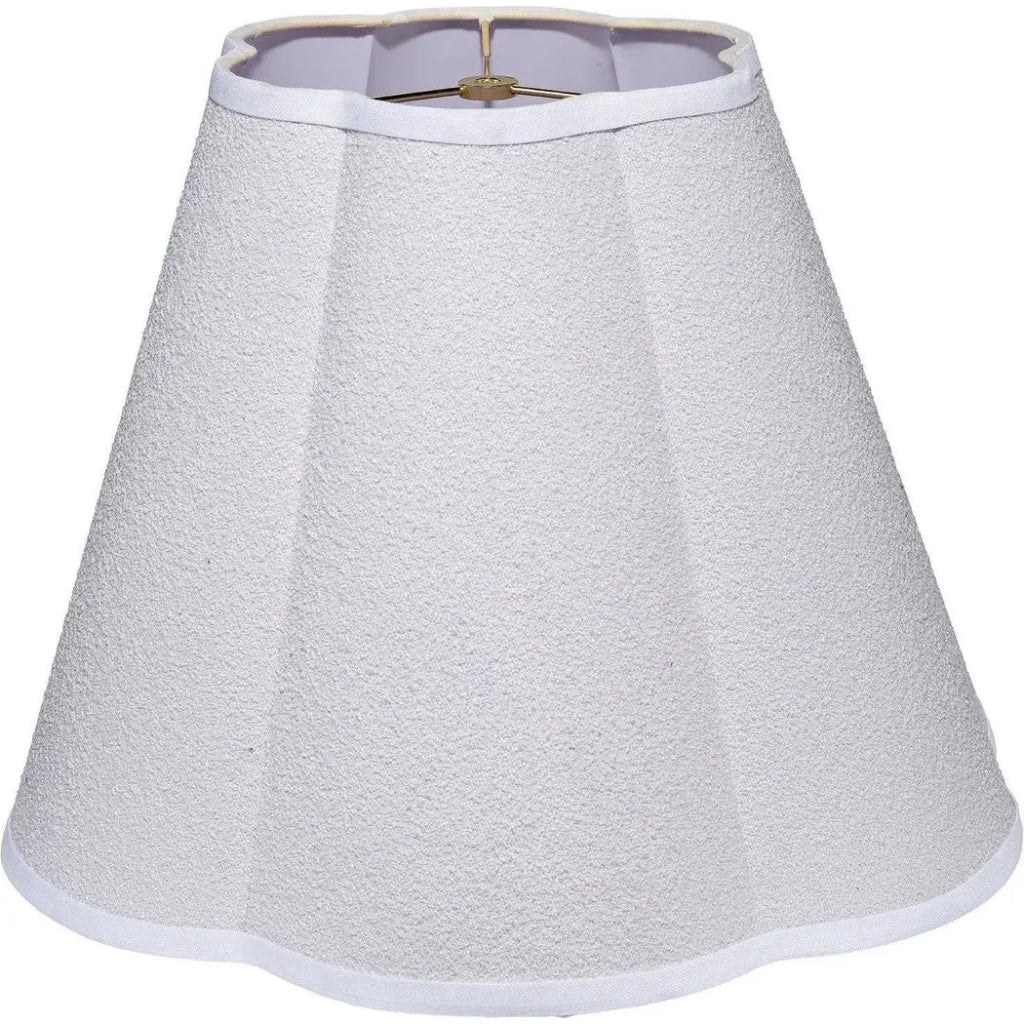 Scalloped Generous Styled Lamp Shade - LOOMLAN - Jamie Young - Table Lamps