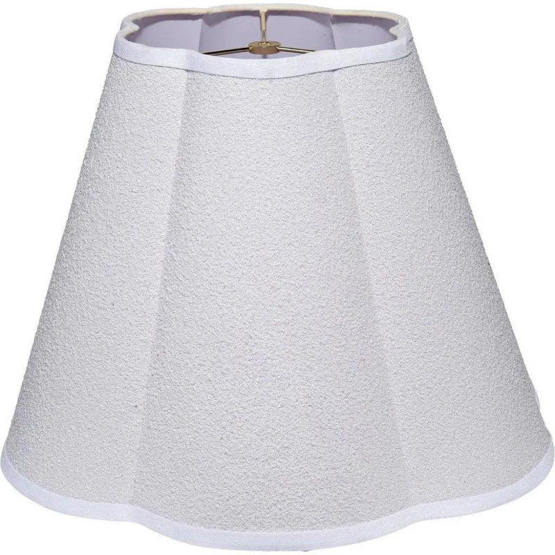 Scalloped Generous Styled Lamp Shade - LOOMLAN - Jamie Young - Table Lamps