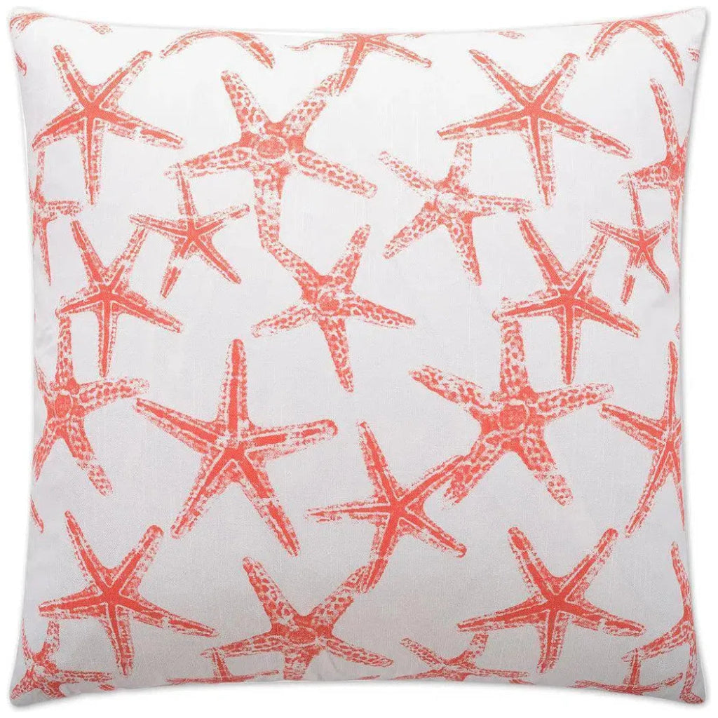 Sea friends Salmon Red Throw Pillow Insert - LOOMLAN - D.V. Kap - Throw Pillows