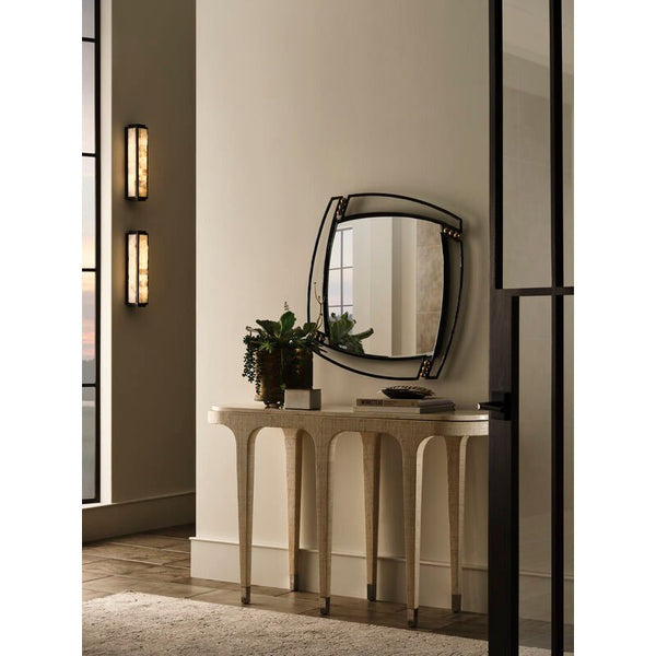 Sebastian Dark Bronze Framed Wall Sconce - LOOMLAN - Wildwood - Wall Sconces