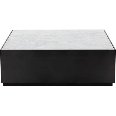 Selah Coffee Table Marble Top Black Base - LOOMLAN - SUNPAN - Coffee Tables