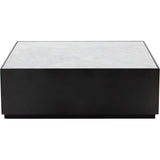 Selah Coffee Table Marble Top Black Base - LOOMLAN - SUNPAN - Coffee Tables