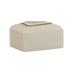 Selinite Sleek Design White Box - LOOMLAN - Chelsea House - Boxes & Bowls