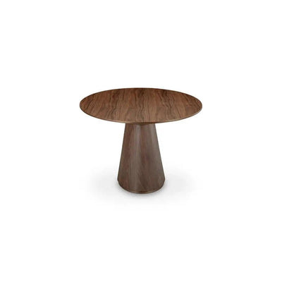 Semi Gloss Brown Oval Dining Table Seats 6 - LOOMLAN - Moe's Home - Dining Tables