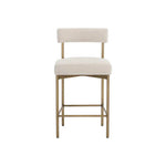 Seneca Modern Counter Stool With Back - LOOMLAN - SUNPAN - Counter Stools