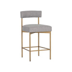 Seneca Modern Counter Stool With Back - LOOMLAN - SUNPAN - Counter Stools