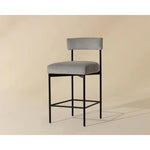 Seneca Modern Counter Stool With Back - LOOMLAN - SUNPAN - Counter Stools