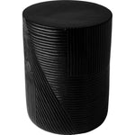 Serenity Side Table 16" - Black Outdoor Accent Table - LOOMLAN - Seasonal Living - Outdoor Side Tables