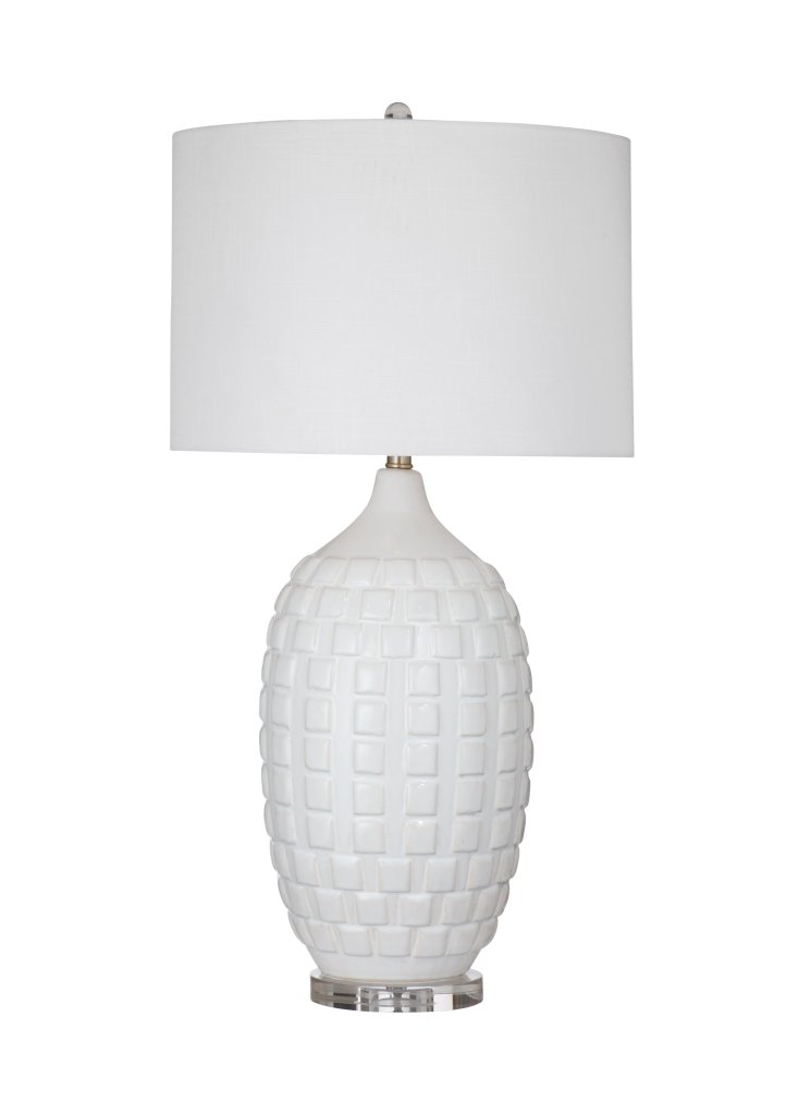 Sesser Sleek Ceramic Base Table Lamp - LOOMLAN - Bassett Mirror - Table Lamps