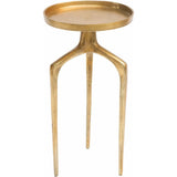 Set of 2 Como Accent Tables Antique Gold - LOOMLAN - Zuo Modern - Side Tables