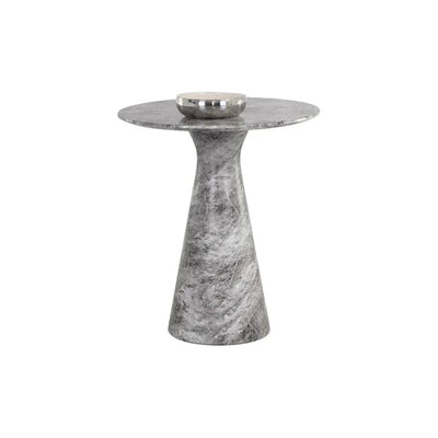 Shelburne Grey Marble Look Outdoor Counter Table - LOOMLAN - SUNPAN - Outdoor Counter Tables