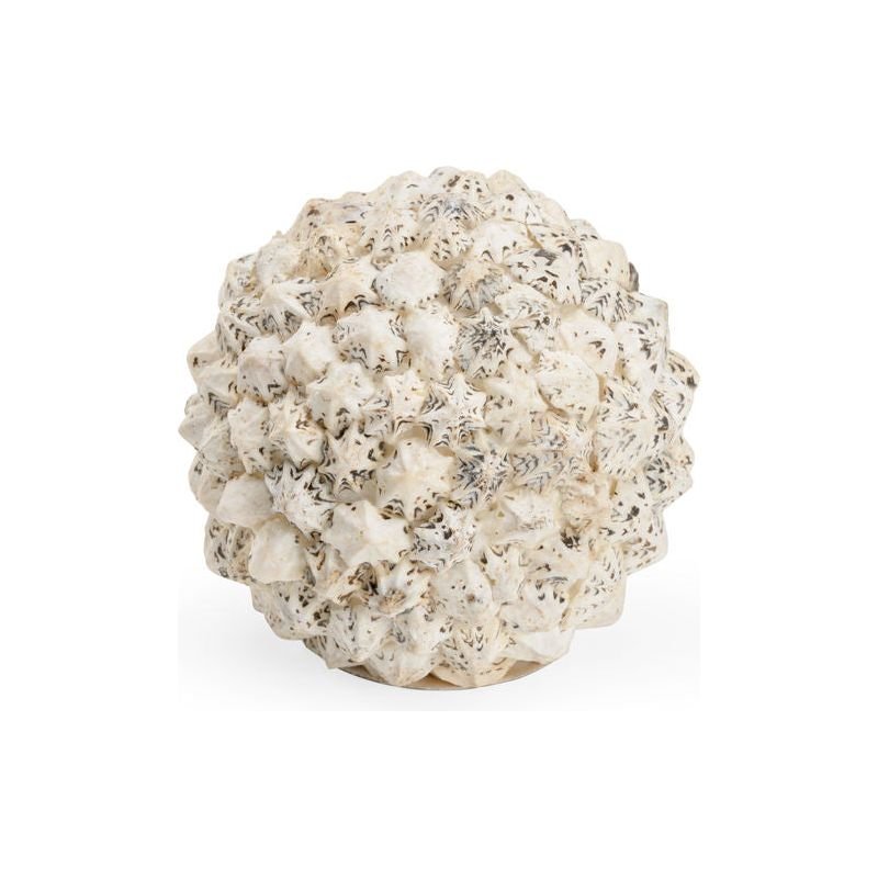 Shell Ball Organic Charm Sculpture - LOOMLAN - Chelsea House - Statues & Sculptures