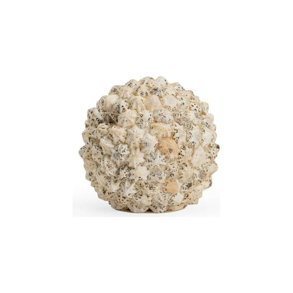 Shell Ball Organic Charm Sculpture - LOOMLAN - Chelsea House - Statues & Sculptures