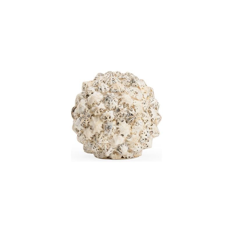 Shell Ball Organic Charm Sculpture - LOOMLAN - Chelsea House - Statues & Sculptures