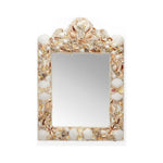 Shell Square Framed Wall Mirror - LOOMLAN - Chelsea House - Wall Mirrors