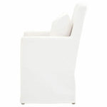 Shelter Slipcover Arm Chair LiveSmart White Birch Wood - LOOMLAN - Essentials For Living - Dining Chairs