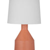 Sheridan Orange Ceramic Table Lamp - LOOMLAN - Bassett Mirror - Table Lamps