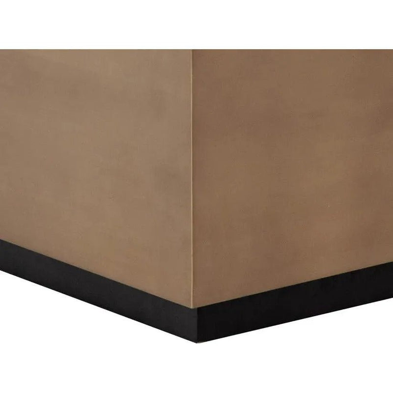 Shiloh Coffee Table White Glass Top - LOOMLAN - SUNPAN - Coffee Tables