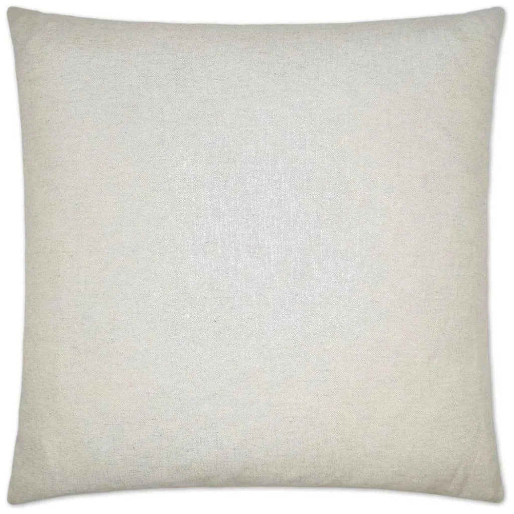 Shimmer Linen Off - White White Throw Pillow Insert - LOOMLAN - D.V. Kap - Throw Pillows