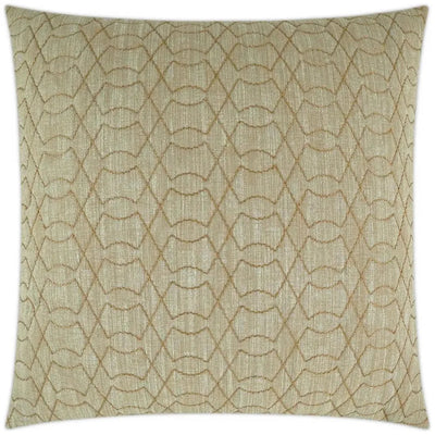 Shipka Brass Brown Throw Pillow With Insert - LOOMLAN - D.V. Kap - Throw Pillows