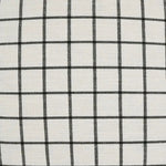 Shipton Plaid Check Black Large Throw Pillow Insert - LOOMLAN - D.V. Kap - Throw Pillows