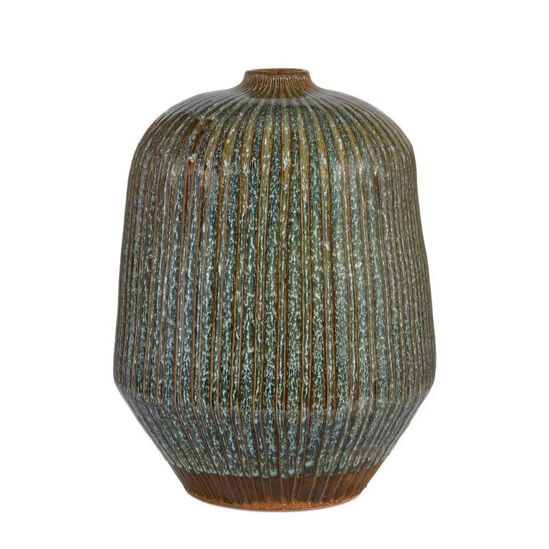 Shoulder Large Vase - LOOMLAN - Currey & Co - Vases & Jars