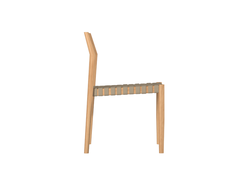 Siena Teak Woven Stackable Patio Armchair 4PC - LOOMLAN - HiTeak - Outdoor Accent Chairs