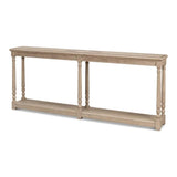 Sierra Equestrian Console Table Slim With - LOOMLAN - Sarreid - Console Tables