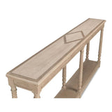 Sierra Equestrian Console Table Slim With - LOOMLAN - Sarreid - Console Tables