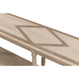 Sierra Equestrian Console Table Slim With - LOOMLAN - Sarreid - Console Tables