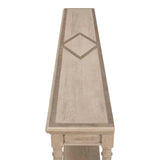 Sierra Equestrian Console Table Slim With - LOOMLAN - Sarreid - Console Tables