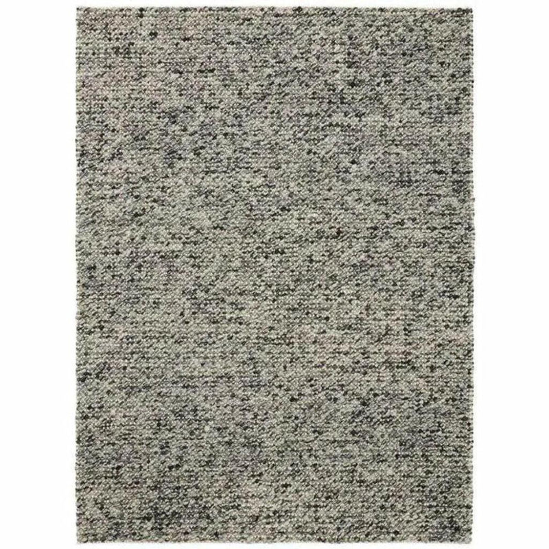 Sigri Charcoal Grey Solid Handmade Wool Rug - LOOMLAN - Linie Design - Area Rugs