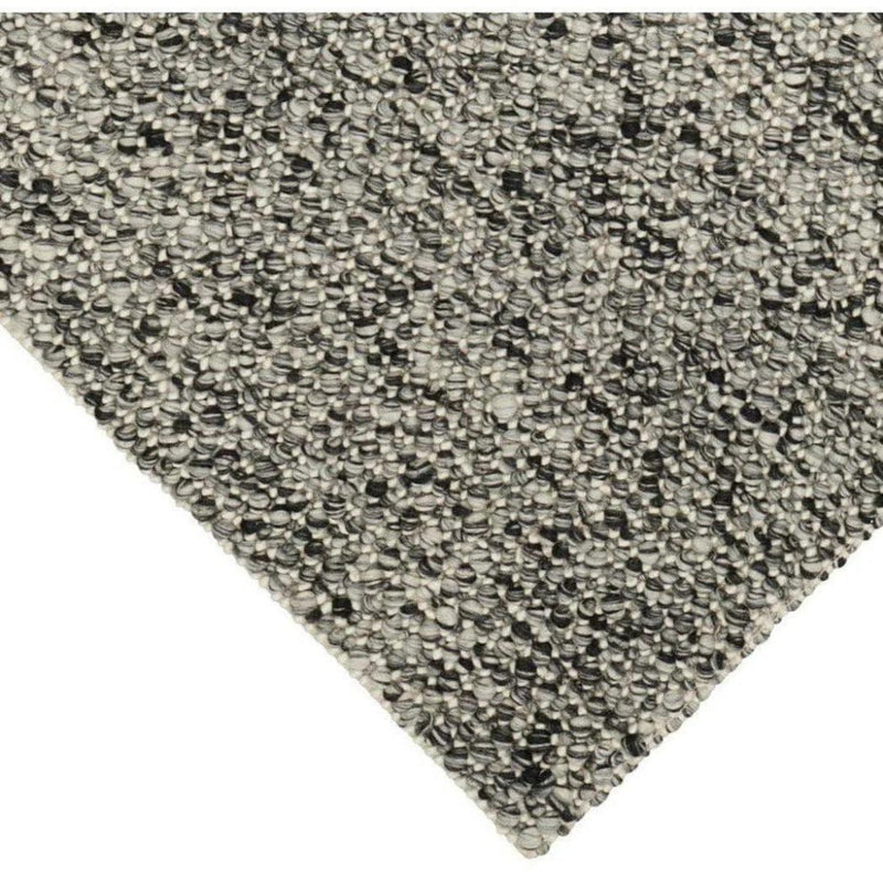 Sigri Charcoal Grey Solid Handmade Wool Rug - LOOMLAN - Linie Design - Area Rugs