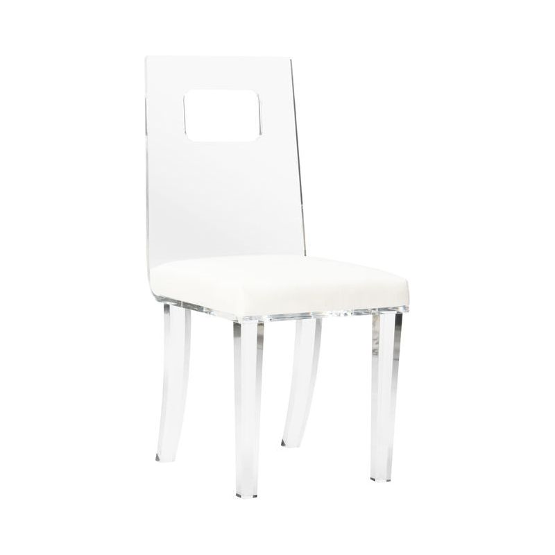 Simon Acrylic Frame Chair - LOOMLAN - Chelsea House - Dining Chairs