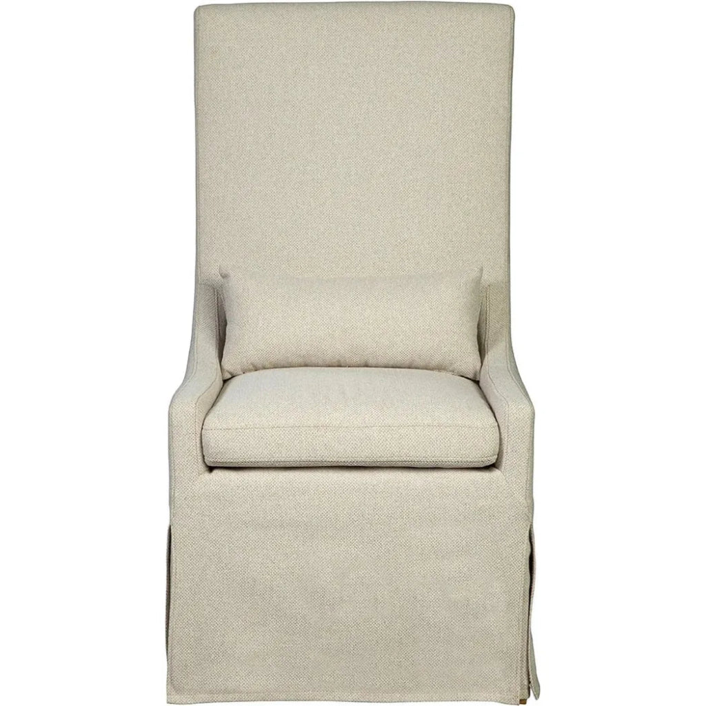 Sinclair Linen Armless Side Chair - LOOMLAN - Furniture Classics - Accent Chairs