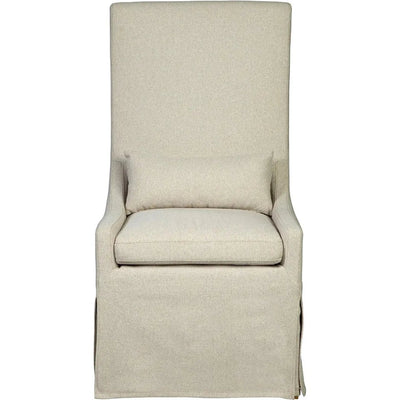 Sinclair Linen Armless Side Chair - LOOMLAN - Furniture Classics - Accent Chairs