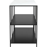 Singularity Console Table White & Black - LOOMLAN - Zuo Modern - Console Tables