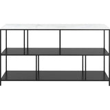 Singularity Console Table White & Black - LOOMLAN - Zuo Modern - Console Tables