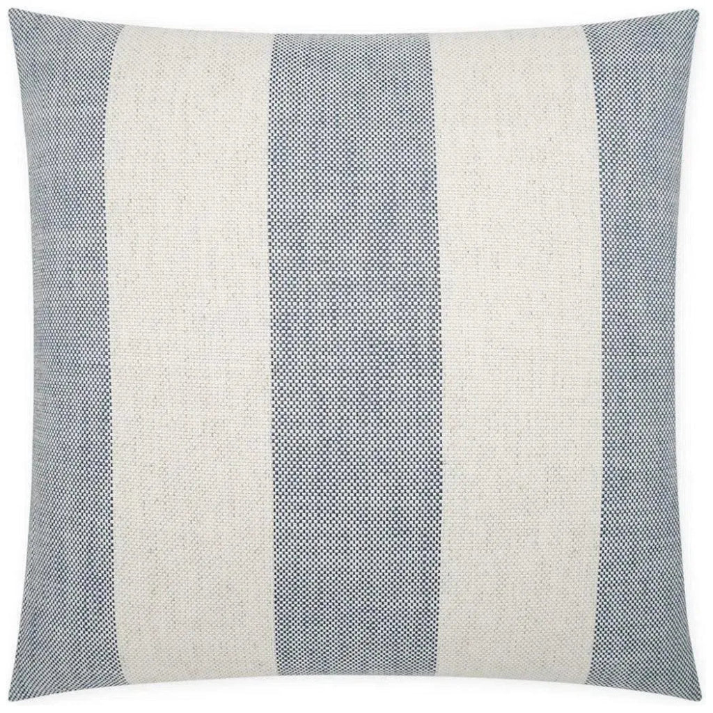 Skippy Harbor Stripes Blue Large Throw Pillow Insert - LOOMLAN - D.V. Kap - Throw Pillows