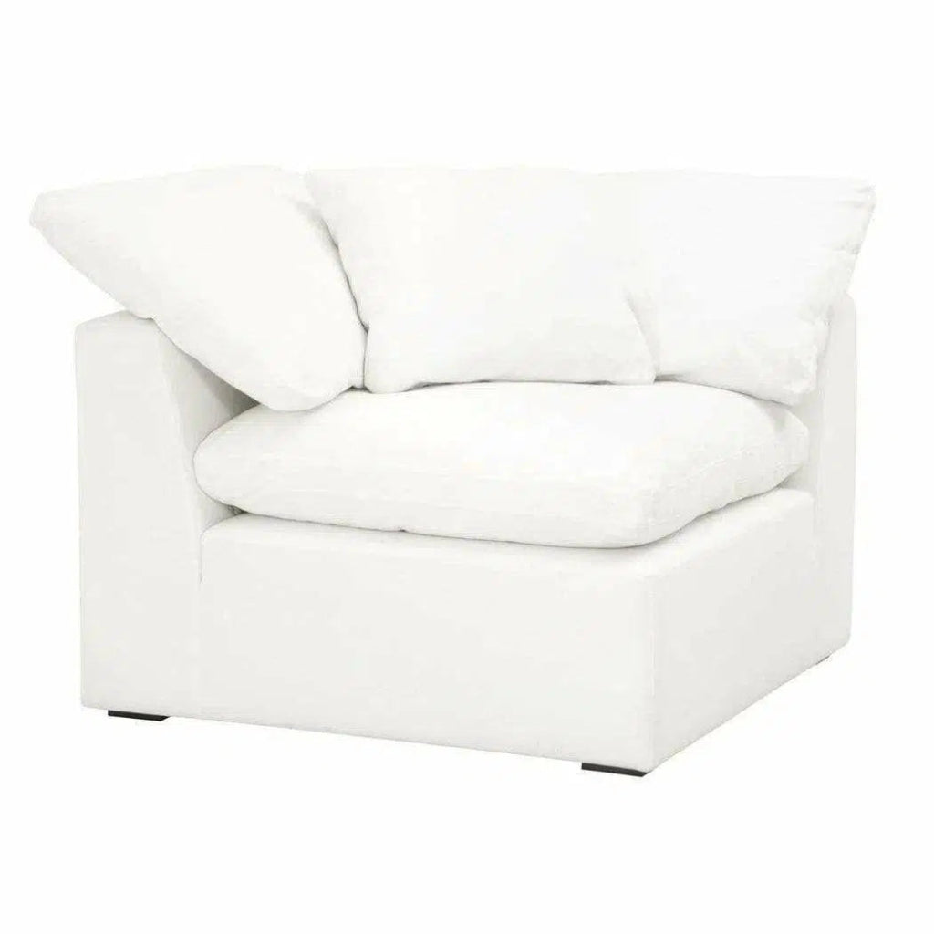 Sky Modular Corner Chair LiveSmart White - LOOMLAN - Essentials For Living - Modular Components