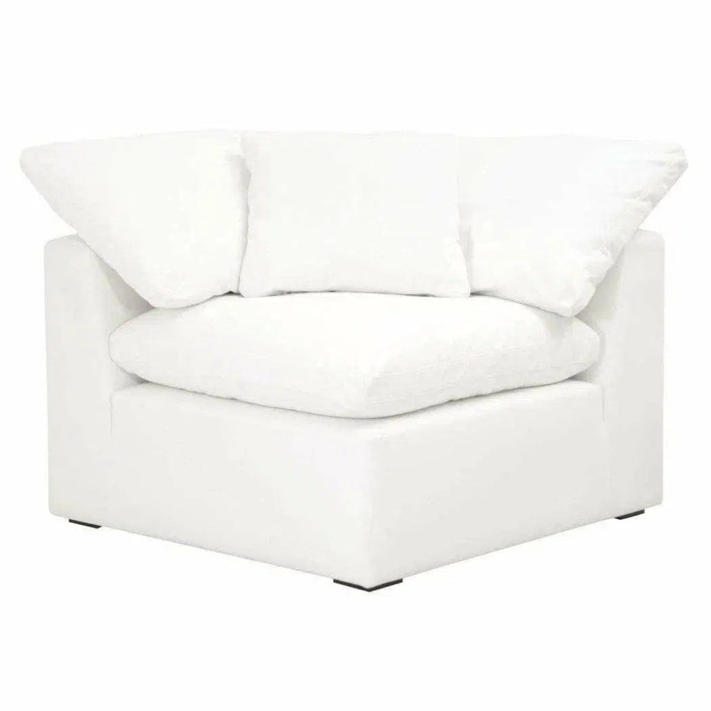 Sky Modular Corner Chair LiveSmart White - LOOMLAN - Essentials For Living - Modular Components