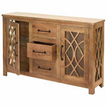 Slim Curio Buffet Glass Doors & Drawers - LOOMLAN - LOOMLAN - Sideboards