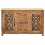 Slim Curio Buffet Glass Doors & Drawers - LOOMLAN - LOOMLAN - Sideboards