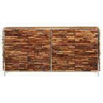 Slim Rustic Plank Wood Sideboard Buffet - LOOMLAN - LOOMLAN - Sideboards