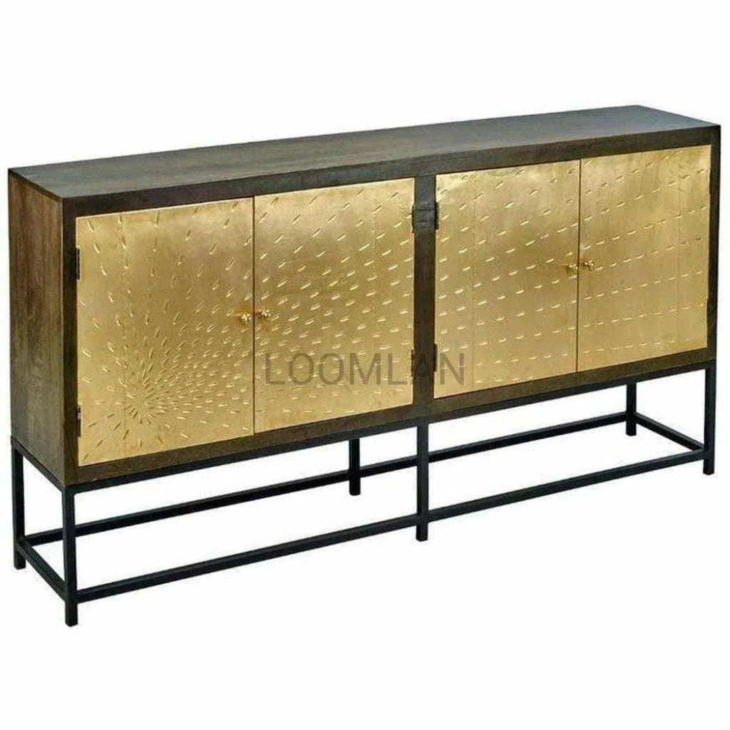 Slim Solid Wood Sideboard on Stand - LOOMLAN - LOOMLAN - Sideboards