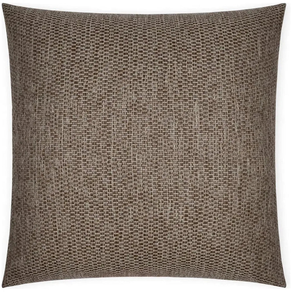 Smoothie Mocha Solid Brown Large Throw Pillow Insert - LOOMLAN - D.V. Kap - Throw Pillows