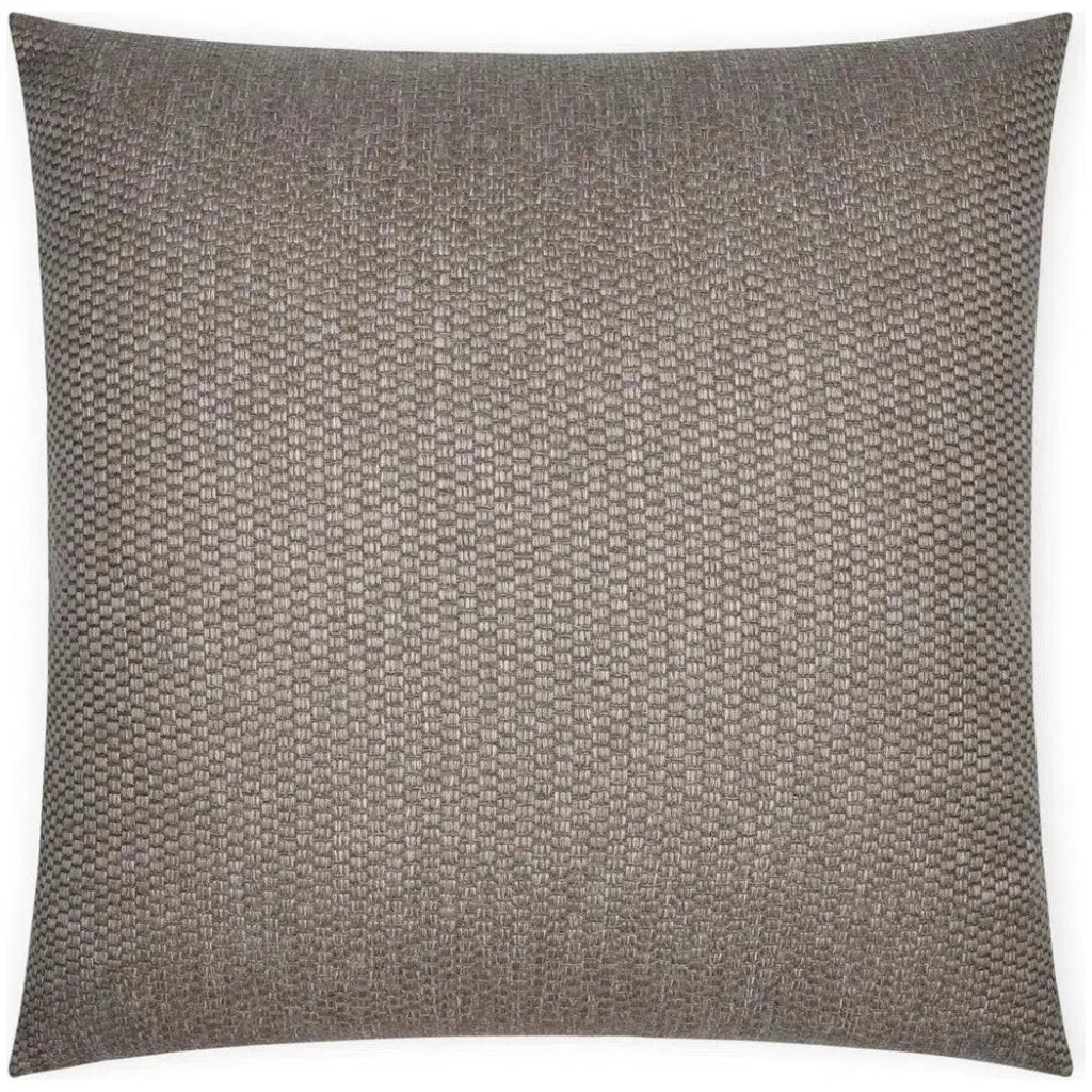 Smoothie Taupe Solid Taupe Large Throw Pillow Insert - LOOMLAN - D.V. Kap - Throw Pillows