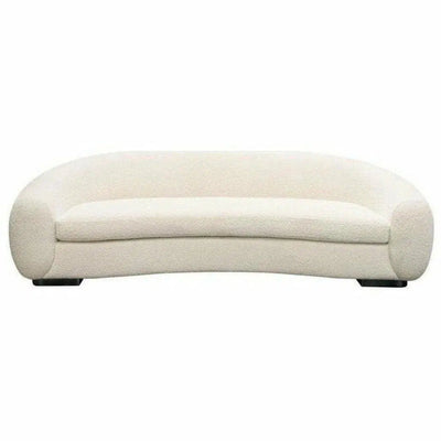 Sofa Bone Boucle Textured Arms & Back - LOOMLAN - Diamond Sofa - Sofas & Loveseats