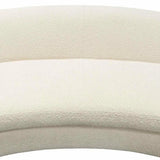 Sofa Bone Boucle Textured Arms & Back - LOOMLAN - Diamond Sofa - Sofas & Loveseats